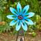 Glitzhome® 44" Metal Flower Wind Spinner Garden Stake